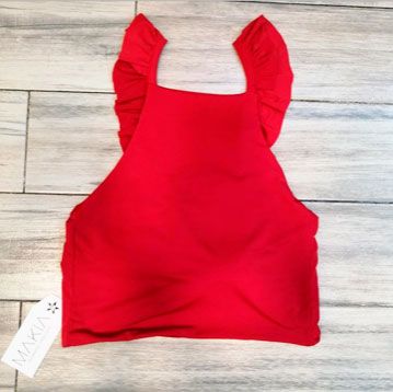 PETO VUELOS HALTER ROJO PETO VUELOS HALTER ROJO