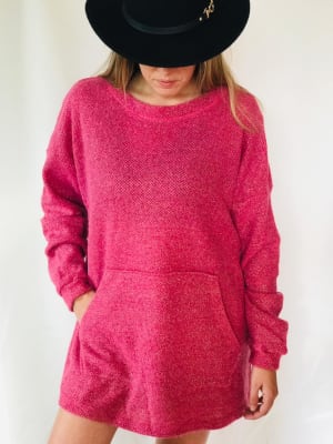 POLERON FLORENCIA LANILLA FUCSIA POLERON FLORENCIA LANILLA FUCSIA