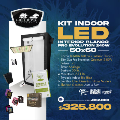 Kit Indoor | Led | Int. Blanco | 60 x 60 | Pro Evolution 240W