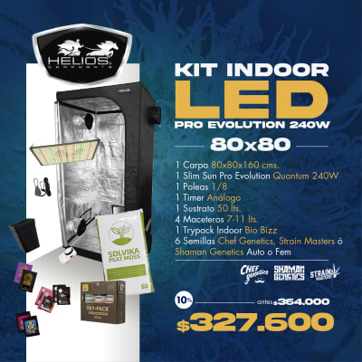 Kit Indoor | Led | 80 x 80 | Pro Evolution 240W
