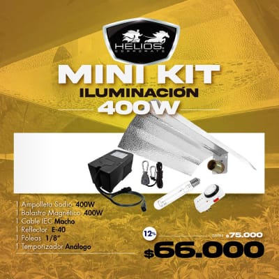 Mini Kit | Iluminación Pro | Magnético | 400W