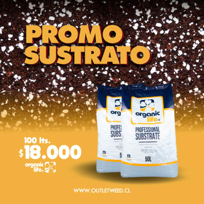 Promo Sustrato | 100 lts. | 2 Sacos 50 Lts. | Organic Life