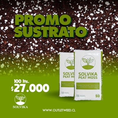 Promo Sustrato | 100 lts. | 2 Sacos 50 Lts. | Solvika