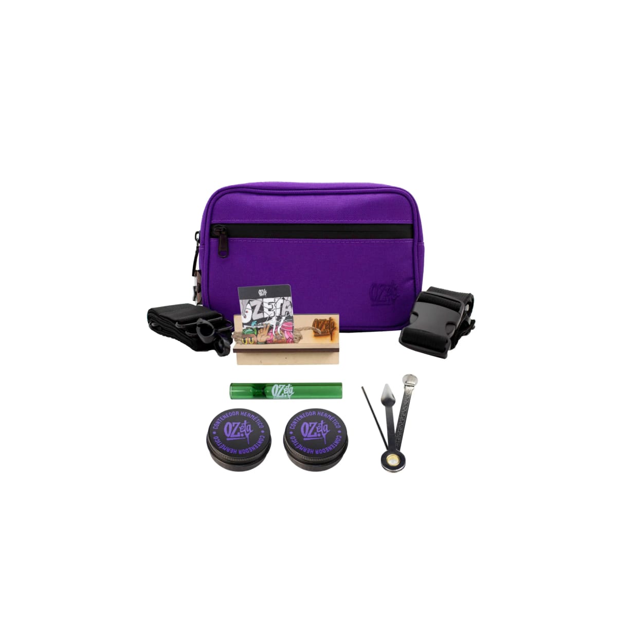 Bolso Antiolor + Accesorios | Con Clave | Chestbag 4x4 | Purple / Morado | Ozeta5