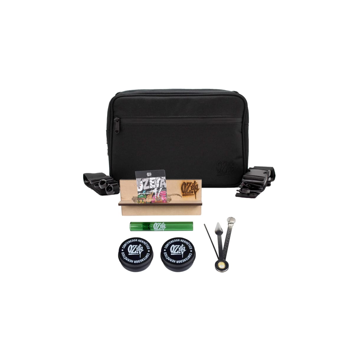 Bolso Antiolor + Accesorios | Con Clave | Chestbag 4x4 | Black / Negro | Ozeta5