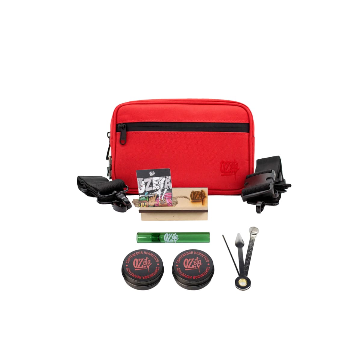 Bolso Antiolor + Accesorios | Con Clave | Chestbag 4x4 | Red / Rojo | Ozeta5