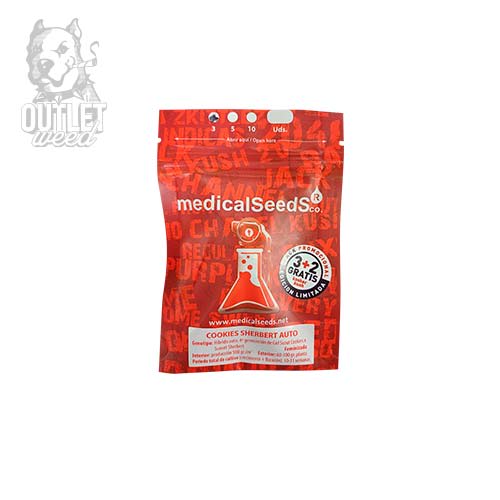 Semillas | Promo 3 Cookies Sherbert + 2 Semillas de Regalo | Auto | Medical Seeds3