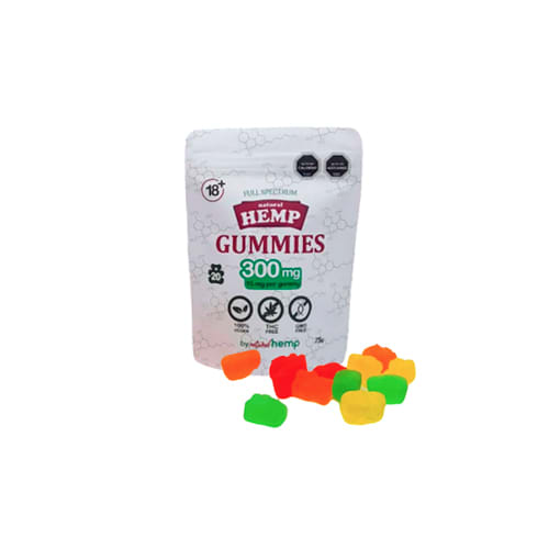 Gomitas | 300mg. | 75 grs. | Natural Hemp1