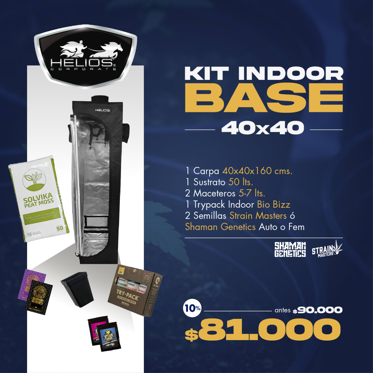 Kit Indoor | Base | 40 x 401