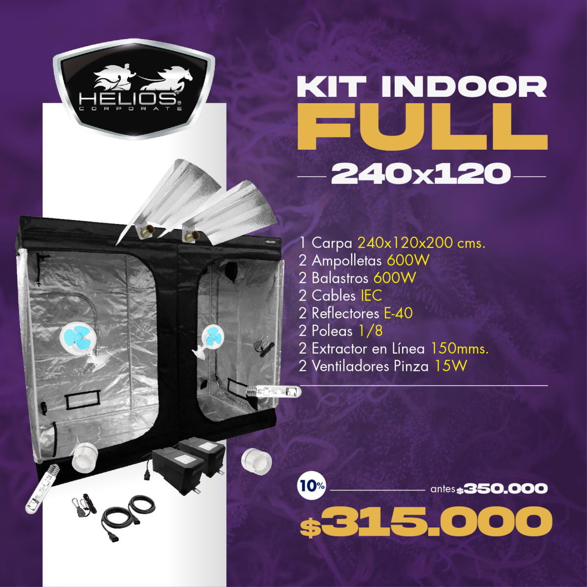 Kit Indoor | Completo | 240 x 1201