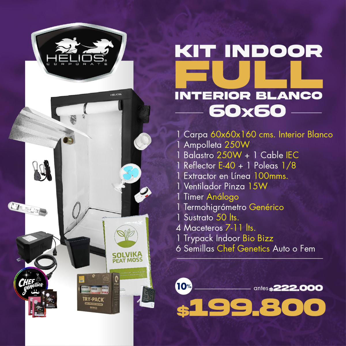 Kit Indoor | Completo | Int. Blanco | 60 x 601
