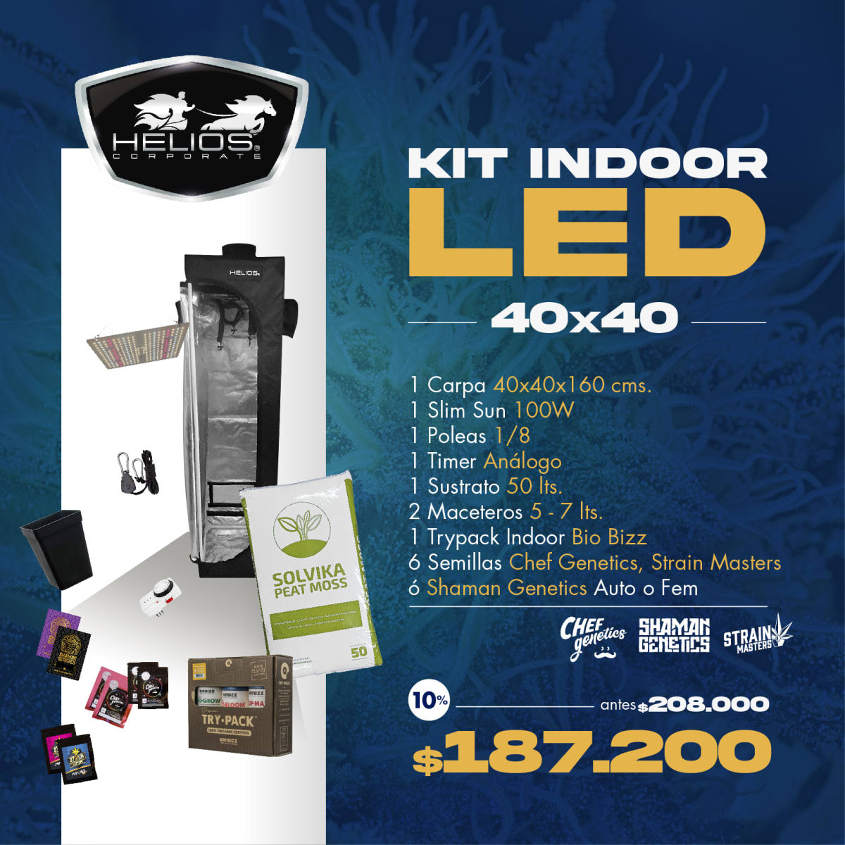 Kit Indoor | Led | 40x401