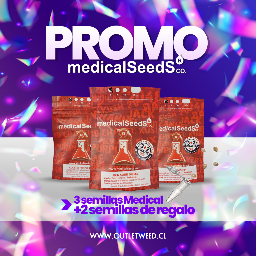 Semillas | Promo 3 Medical Runntz + 2 Semillas de Regalo | Fem | Medical Seeds1