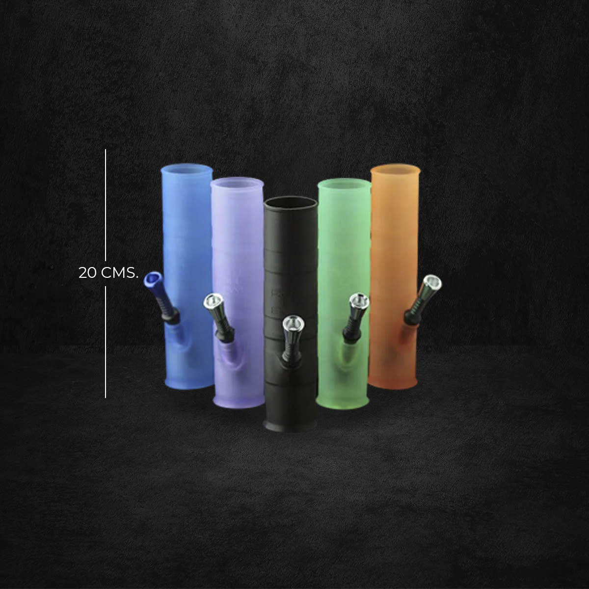 Bong de Silicona | Imitación Roll UH Bowl | 20 cms.1