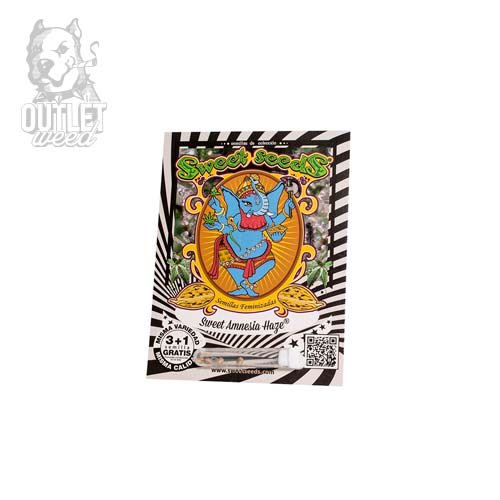 Semillas | Sweet Amnesia Haze | Fem | 3+1 semillas | Sweet Seeds2