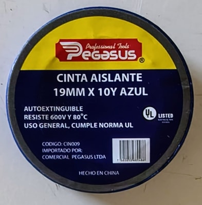 CINTA AISLANTE PVC AZUL 10Y