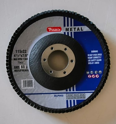 DISCO TRASLAPADO 4 1/2 GRANO 60 PEGASUS