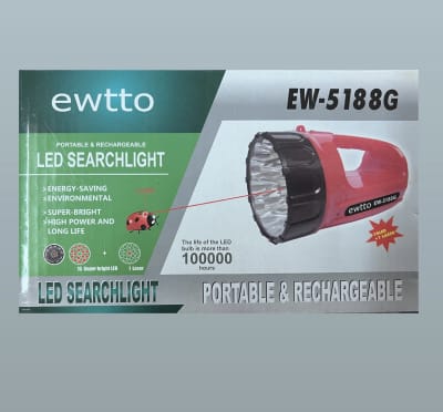 LINTERNA EWTTO EW-5188G RECARGABLE 15 LED 151