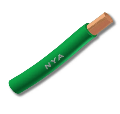 ALAMBRE VERDE 4MM (POR MTS)1