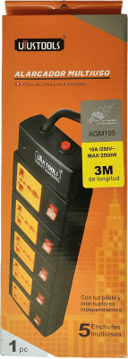 ALARGADOR UYUSTOOLS 5 SALIDAS AGM1051