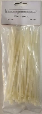 AMARRA PLASTICA 150*3,6MM (50 PCS)