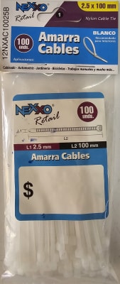 AMARRA PLASTICA 2,5*100MM (100 PCS)