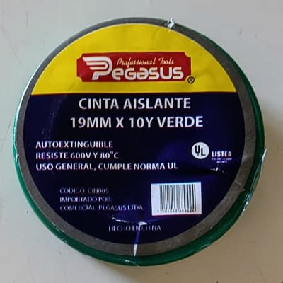 CINTA AISLANTE PVC VERDE 10Y