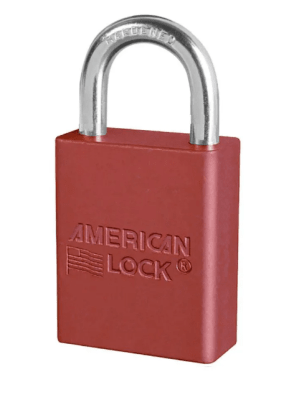 CANDADO AMERICAN LOCK 1105 ROJO