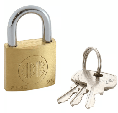 CANDADO ESTÁNDAR L25 ODIS 25MM STD1