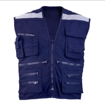 CHALECO GEOLOGO AZUL T/XXL