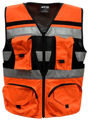 CHALECO GEOLOGO MINERO XTR NARANJO T/L