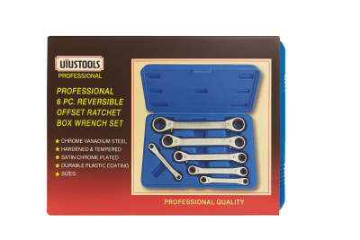 JUEGO LLAVES CORONA REVERSIBLE RATCHET 6 PCS 6-21MM UYUSTOOLS