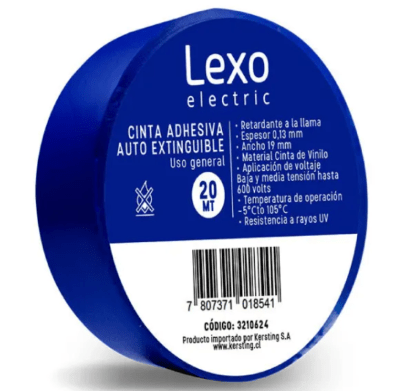 CINTA AISLANTE AZUL  20 YARDAS