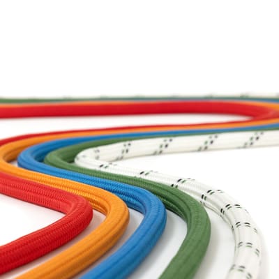 CUERDA SEMI ESTÁTICA 10.5MM ROJA KORDAS1