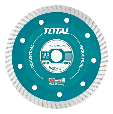 Disco Diamantado 7 Pulgadas 180mm Turbo Total Color Turquesa