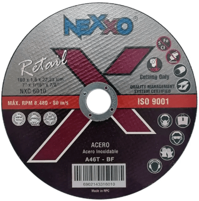 DISCO CORTE FINO  7 PLG x 1,6mm  NEXXO RETAIL
