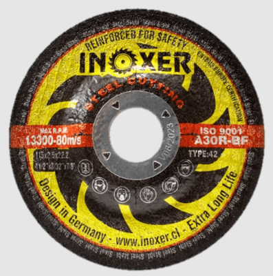 DISCO CORTE INOXER 4 1/2 X 2.5MM METAL AC