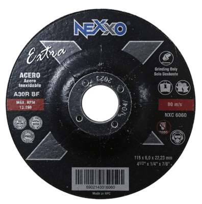 DISCO DESBASTE 115*6,O*22,23MM   4 1/2 PLG  NEXXO EXTRA