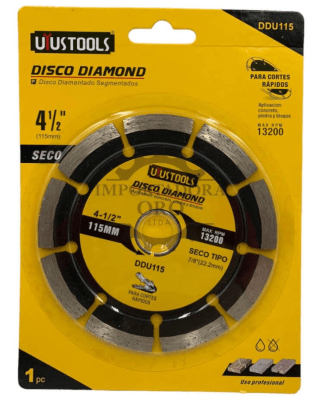DISCO DIAMANTADO SEGMENTADO UYUS 115MM UYUS DDU1151