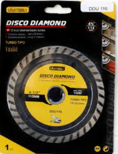 DISCO DIAMANTADO UYUS 115MM UYUS TURBO1