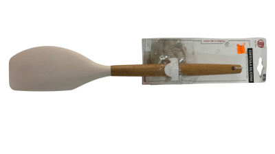 ESPATULA DE SILICONA BLANCA