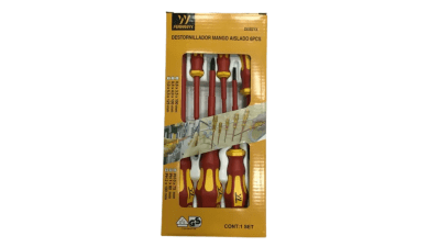 JUEGO DE DESTORNILLADOR AISLADO 6 PZS FERRAWYY