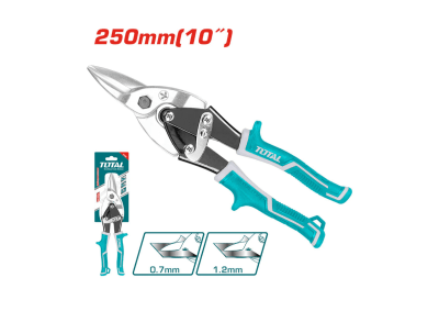 TIJERA HOJALATERA AVIADOR CORTE RECTO 10PLG. THT522106 TOTAL1