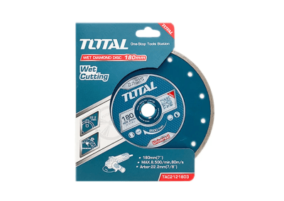 DISCO DIAMANTADO CORTE HUMEDO 7PLG  180MM*22.2MM TOTAL1