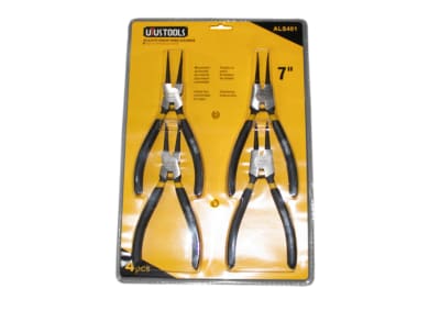 JUEGO DE ALICATE 4 PCS SACA SEGUROS ALS4011