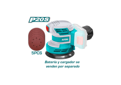 LIJADORA ORBITAL INALAMBRICA 20V  S/BAT. S/CARG. TOTAL1