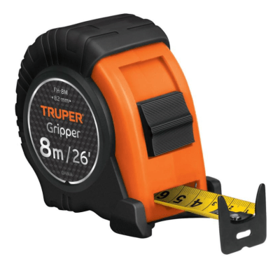 FLEXOMETRO 8 MTS TRUPER