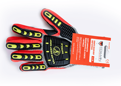 GUANTE ANTI GOLPE RESISTENTE AL CORTE- NITRILO T/ L-10