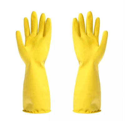 GUANTE FORCE PROTECTION LATEX AMARILLO TALLA M (PAR)