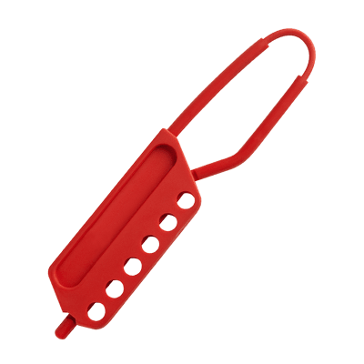 PINZA PORTA CANDADO PLASTICA DIELECTRICA CANDADOS1